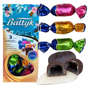 Cukierki LIKWORKI GDAŃSKIE z Alkoholem BAŁTYK 180g