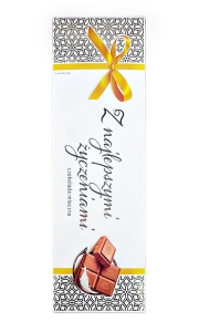 Czekolada Mleczna Z NAJLEPSZYMI ŻYCZENIAMI Duża Komunia TERRAVITA 225g