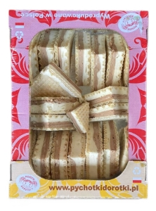 Wafle MLECZNA KANAPKA z Pianką Wafelki Pischinger SOFT 500g 