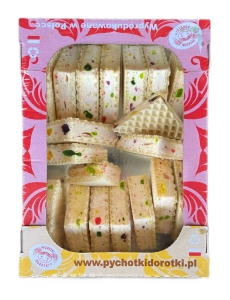 Wafle Z PIANKĄ I GALARETKĄ Wafelki Pischinger SOFT 500g