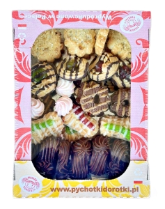Ciastka MIX CIASTEK Kruche Dekorowane z Marmoladą Ciasteczka SOFT 700g