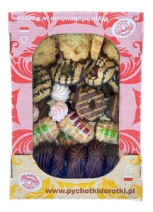 Ciastka MIX CIASTEK Kruche Dekorowane z Marmoladą Ciasteczka SOFT 700g