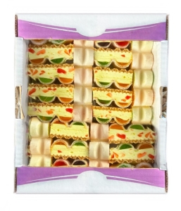 Wafelki KOLOROWE LATO Wafle z Galaretką Pischinger Amir 500g