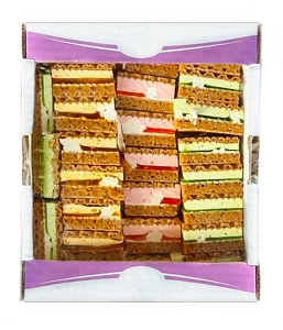WAFELKI WIELOSMAKOWE Pischinger Wafle z Kolorową Pianką Galaretką Amir 500g
