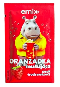 Oranżadka w Proszku TRUSKAWKOWA Musująca PRL Emix 16g