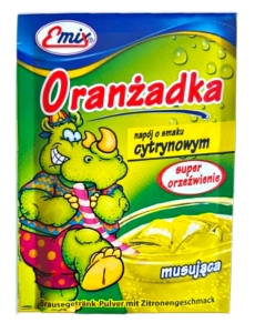 Oranżadka w Proszku CYTRYNOWA Musująca PRL Emix 16g