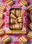 Wafle MLECZNA KANAPKA z Pianką Wafelki Pischinger SOFT 500g 