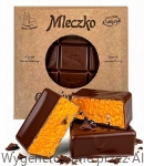 Mleczko Gnieźnieńskie POMARAŃCZOWE w Czekoladzie PRL R.Wójcik 360g  