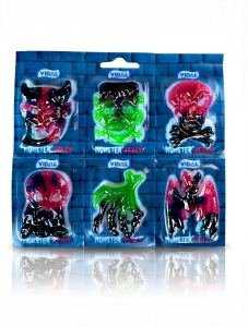 Żelki MONSTER JELLY Strachy Nietoperz Czaszka VIDAL 11g