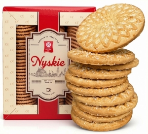 Ciastka ROZETY Z CUKREM Herbatniki Deserowe CUKRY NYSKIE 600g