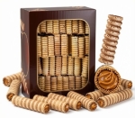 Sękacze SUCHE z Nadzieniem o Smaku TOFFI Rurki z Kremem PRL WAN VIT 2kg