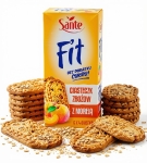 Ciastka Fit Zbożowe MORELA Bez Dodatku Cukru SANTE 300g