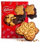 Ciastka LISTKI KRUCHE MAŚLANE Podlane dr Gerard 650g