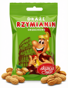 Draże ORZECHOWE Rzymianin Cukierki PRL Skawa 70g
