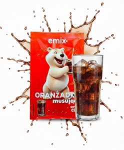 Oranżadka w Proszku COLA Musująca PRL Emix 16g
