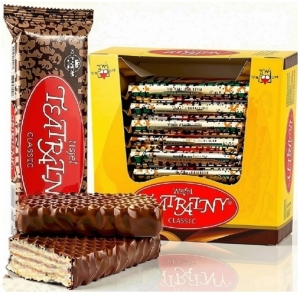 Wafel TEATRALNY w Czekoladzie Wafelek Kopernik 40x40g