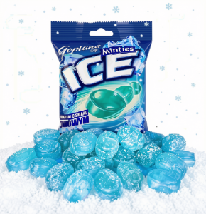 Cukierki Lodowe ICE Bezglutenowe Landryny Miętowe GOPLANA 90g