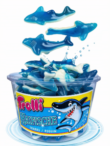 Żelki Owocowe REKINY Haifische TROLLI 150 x 8g
