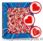 Cukierki Deseniowe LOVE CANDIES Karmelki Serca Gran Pik LIWOCZ 1,5kg