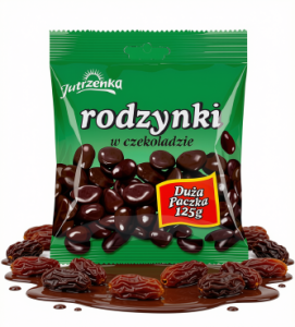 Rodzynki w Czekoladzie JUTRZENKA 125g
