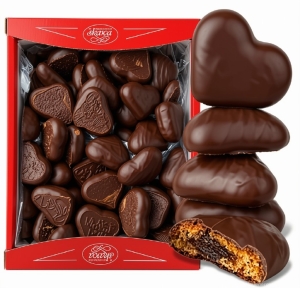 Pierniki SERDUSZKA Nadziewane w Czekoladzie Serca SKAWA 2,8kg