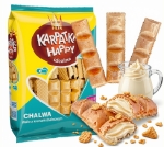 KARPATKA Happy CHAŁWA Wafle z Nadzieniem Chałwowa FLIS 500g