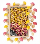 Ciastka Wesołe Grzybki BANANOWO -TRUSKAWKOWE Mix Mavespa 1kg
