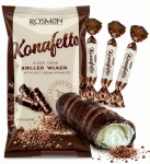 Cukierki KONAFETTO BIANCO Rurki z Nadzieniem ROSHEN 1kg