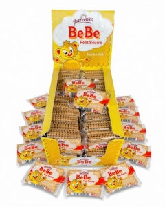 Herbatniki BEBE Mini Ciasteczka Petit Beurre PRL JUTRZENKA 48 x 16g