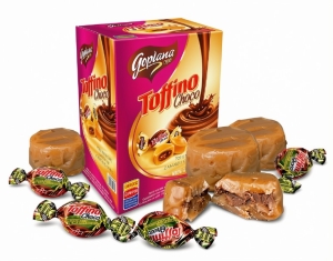 Cukierki TOFFINO CHOCO Toffi z Kremem Czekoladowym Goplana 2,5kg