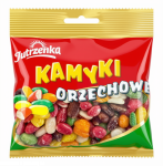 KAMYKI ORZECHOWE Drażetki w Otoczce Cukrowej PRL JUTRZENKA 100g