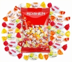 Cukierki Owocowe JUICE Twarde Karmelki Nadziewane ROSHEN 1kg
