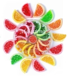 Galaretka w Cukrze MAKARENA Cytrynki PRL Półksiężyce Agar POMORZANKA 200g
