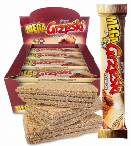 Wafelek Grześki MEGA SUCHY Wafel Z Kremem GOPLANA 36 x 34g
