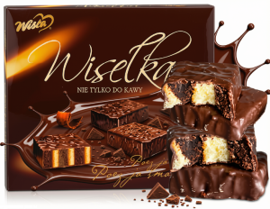 Czekoladki z Rumem WISEŁKA Ciasteczka z Alkoholem w Czekoladzie WISŁA 2,5kg