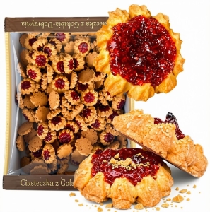 Ciastka Kruche ROZETKA z Marmoladą Rozetki PRL Borys 2kg