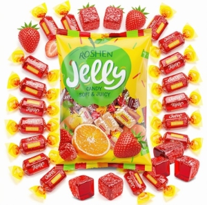 Cukierki Galaretki JELLY Galaretka w Cukrze Roshen 1kg 