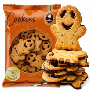 Ciastka Kruche CHOCO DUSZKI Podlewane Duch Halloween CELPOL 500g 