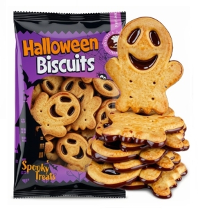 Ciastka Kruche CHOCO DUSZKI Podlewane Duch Halloween CELPOL 200g