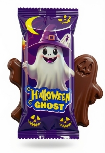 Czekoladka HALLOWEEN GHOST Duszek Figurka Limmes Bis 21g 