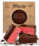 Mleczko Gnieźnieńskie TRUSKAWKOWE w Czekoladzie PRL R.Wójcik 360g