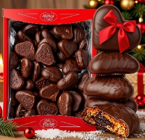 Pierniki SERDUSZKA Nadziewane w Czekoladzie Serca SKAWA 2,8kg