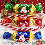 Cukierki TRUFLE CHOINKOWE Świąteczne Mieszanka Rodzinna NORD 3kg
