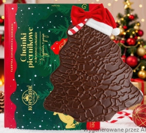 CHOINKI PIERNIKOWE w Czekoladzie Pierniki KOPERNIK 128g