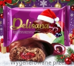 Pierniki Gwiazdki Nadziewane WIELOOWOCOWE Delicpol 200g