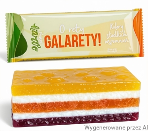 Galaretka Owocowa O RETY GALARETY Agar z Pianką PRL HAWO 1kg